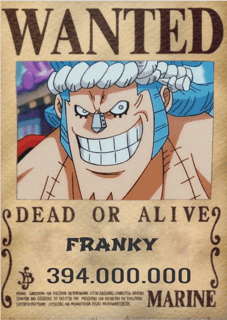 Nome do produto POSTER ONE PIECE FRANKY