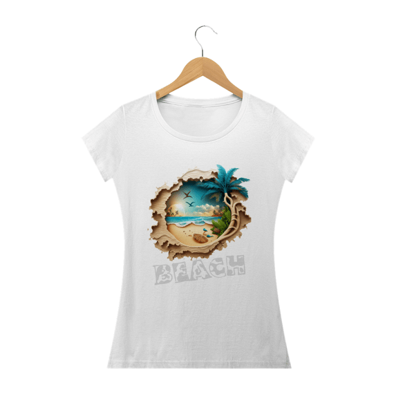 Camisa Baby Look Verão