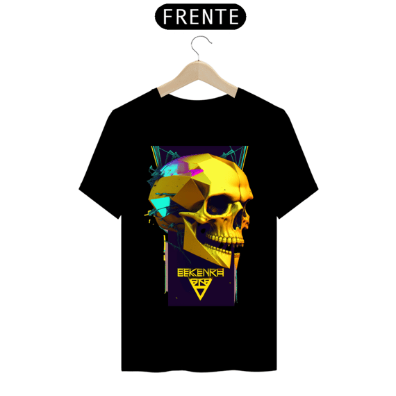 Camisa Caveira Cyberpunk