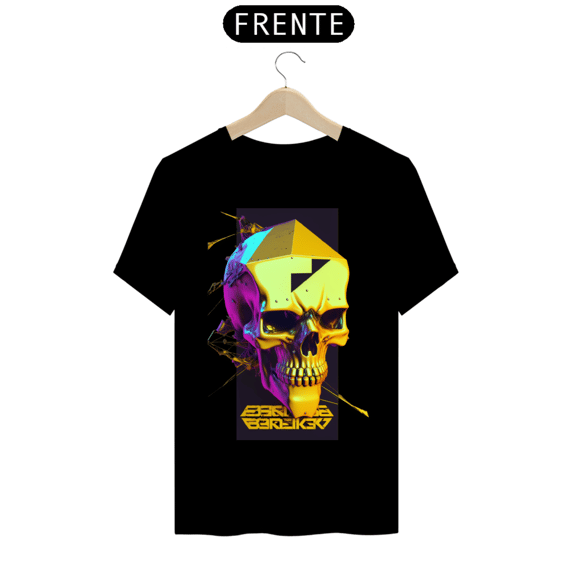 Camisa Caveira Cyberpunk