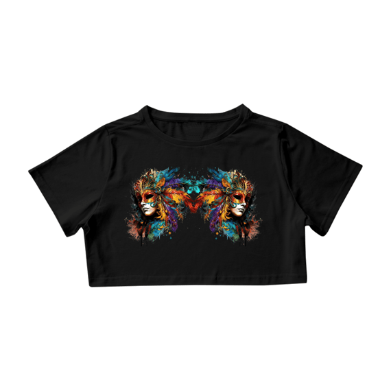 Cropped estilo carnaval