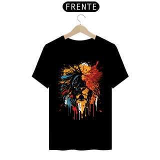 Nome do produto Camisa leão aquarela design