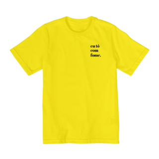 Nome do produto Camiseta Infantil 2 a 8 - JUNIOR fome 