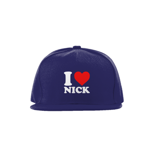Nome do produto Boné Aba Reta - Jonas Brothers I Love Nick