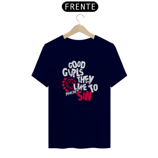 Nome do produto Camiseta Unissex - Blink 182 Good Girls They Like To Sin