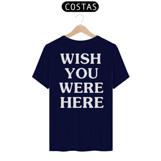 Nome do produto Camiseta Unissex - Travis Scott Wish You Were Here (estampa apenas nas costas)