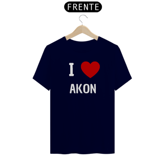 Nome do produto Camiseta Unissex - Akon I Love Akon