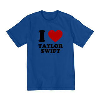 Nome do produto Camiseta Infantil - I Love Taylor Swift 