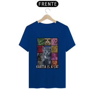 Nome do produto Camiseta Unissex - Karma Is A Cat 