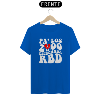 Nome do produtoCamiseta Unissex - RBD Pa'los 2000 Escuchaba RBD