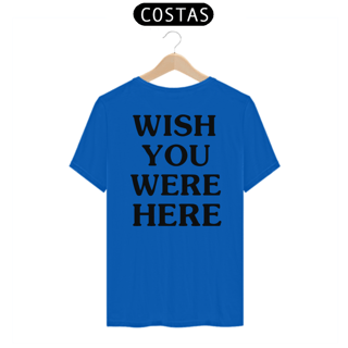 Nome do produto Camiseta Unissex - Travis Scott Wish You Were Here (estampa apenas nas costas)