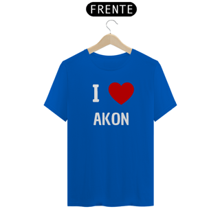 Nome do produto Camiseta Unissex - Akon I Love Akon