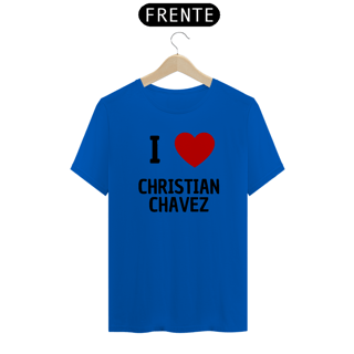 Nome do produtoCamiseta Unissex - RBD I Love Christian Chavez