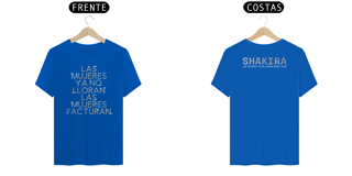 Nome do produto CAMISETA SHAKIRA LAS MUJERES YA NO LLORAN WORLD TOUR 