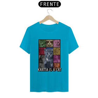 Nome do produto Camiseta Unissex - Karma Is A Cat 