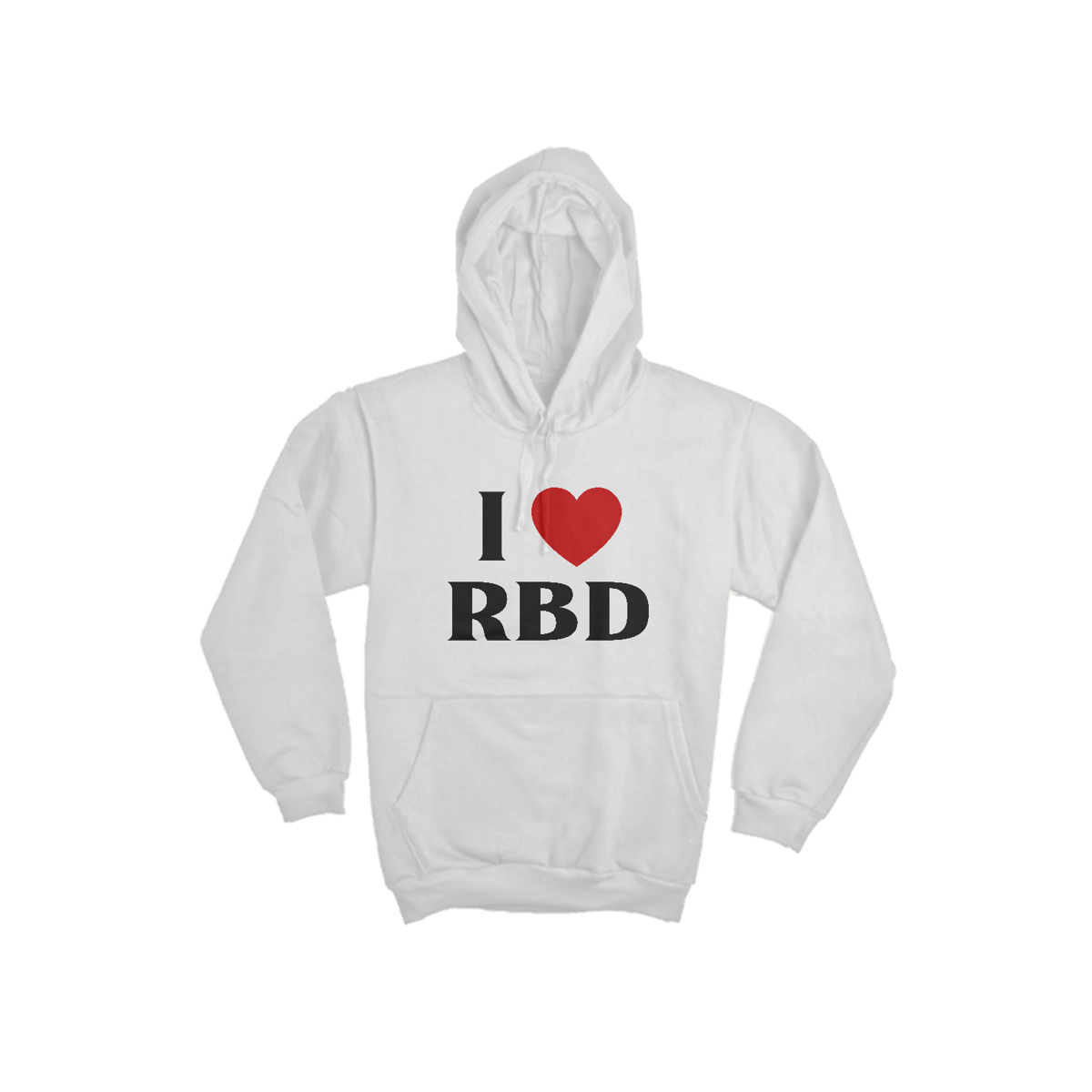 Nome do produto: Moletom Canguru - I <3 RBD