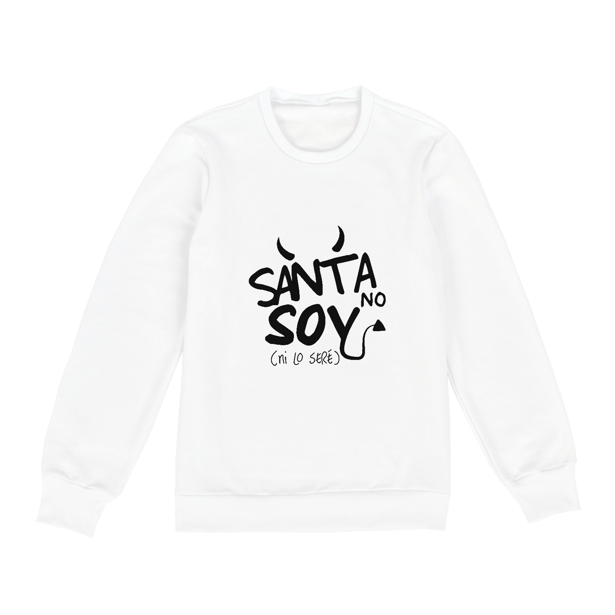Nome do produto: Moletom Unissex -  Santa No Soy ^.~