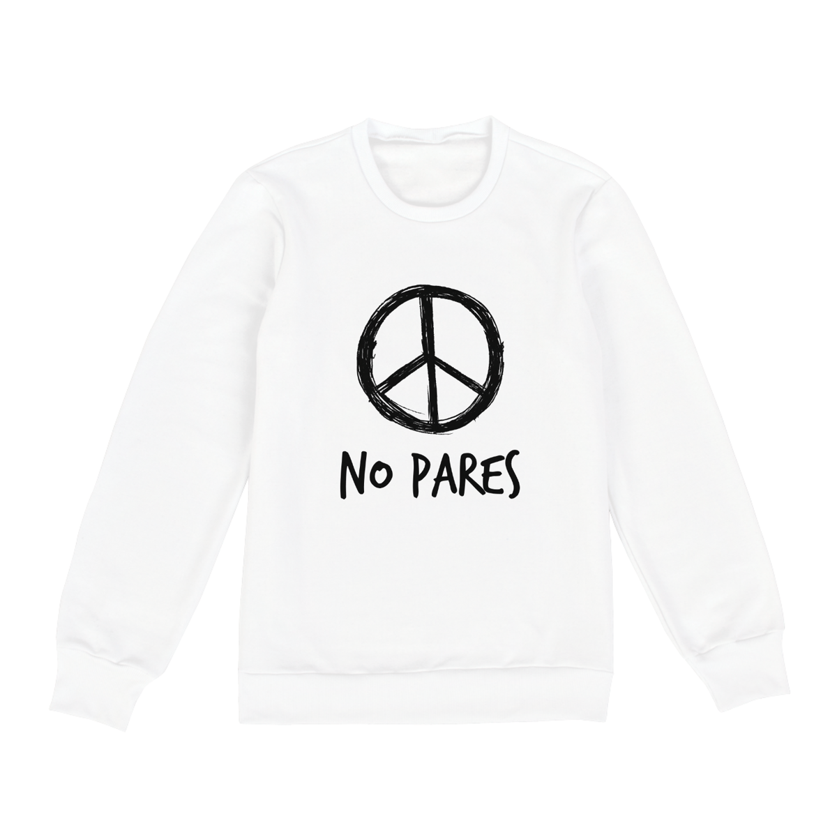 Nome do produto: Moletom Unissex - No Pares ☮