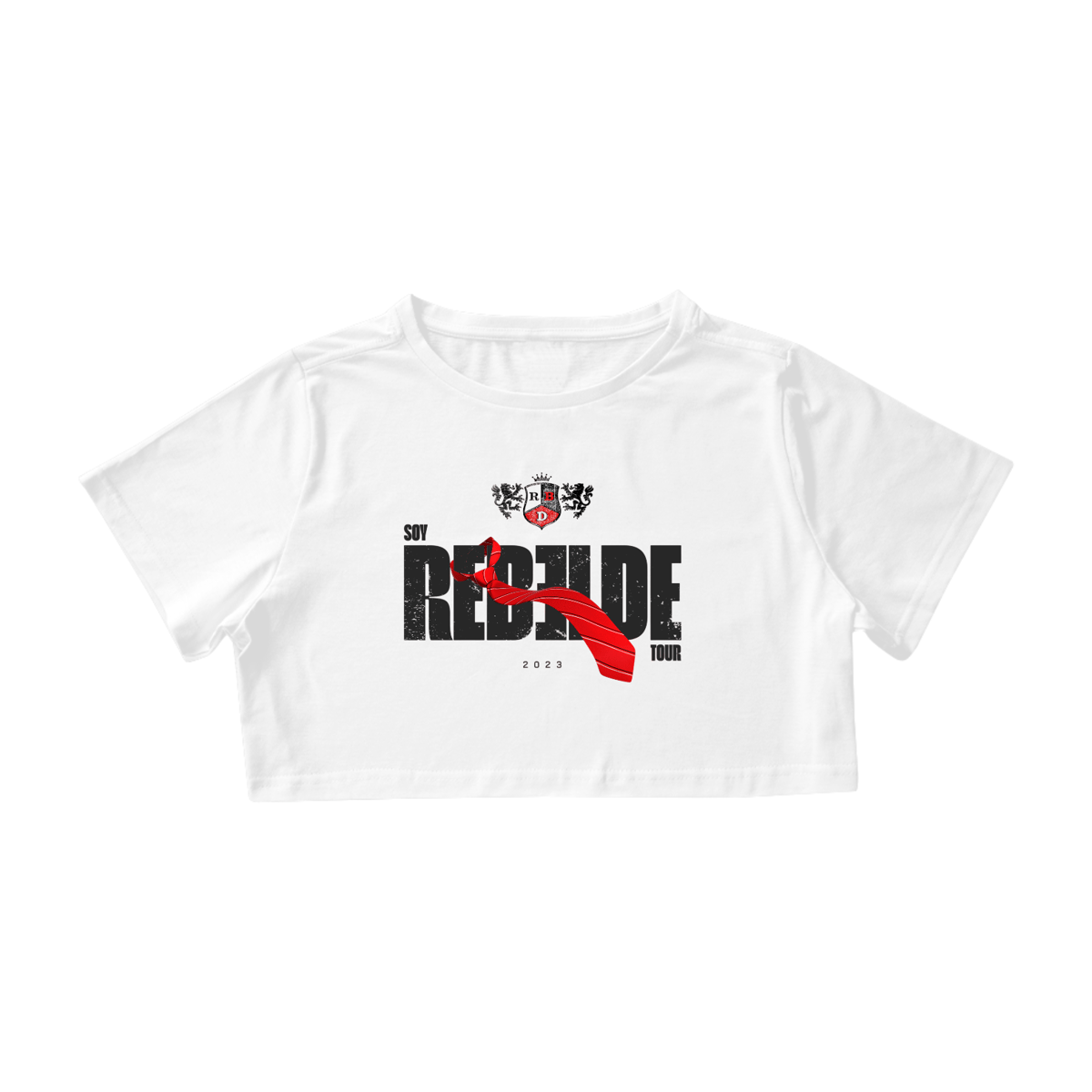 Nome do produto: Cropped - Soy Rebelde Tour