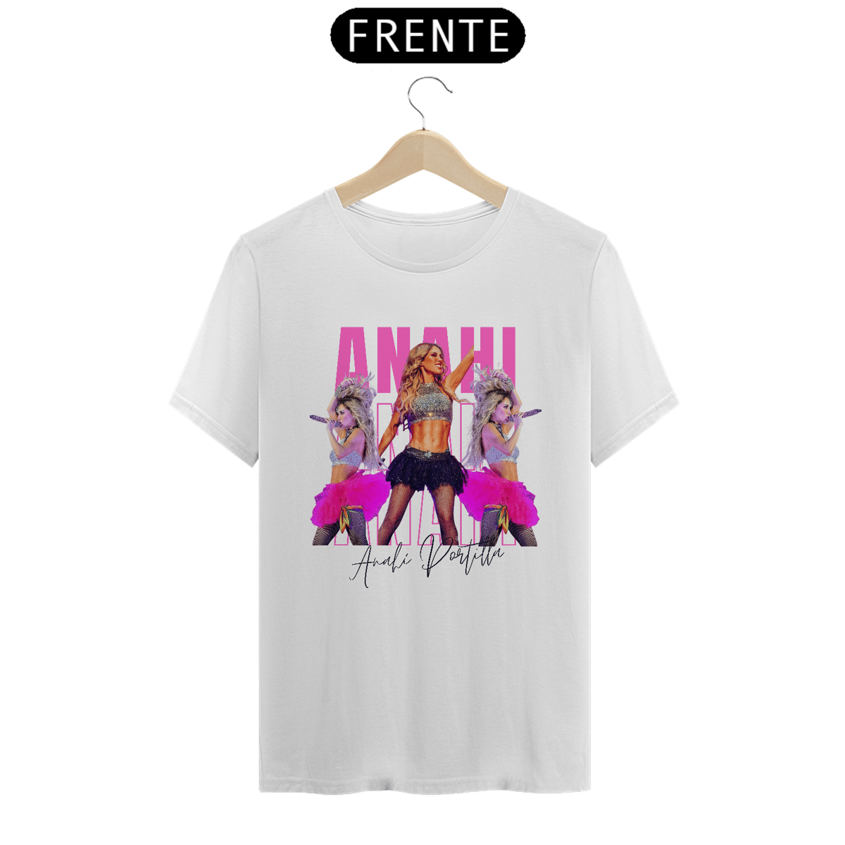 Nome do produto: Camiseta Unissex - RBD Anahi Portilla