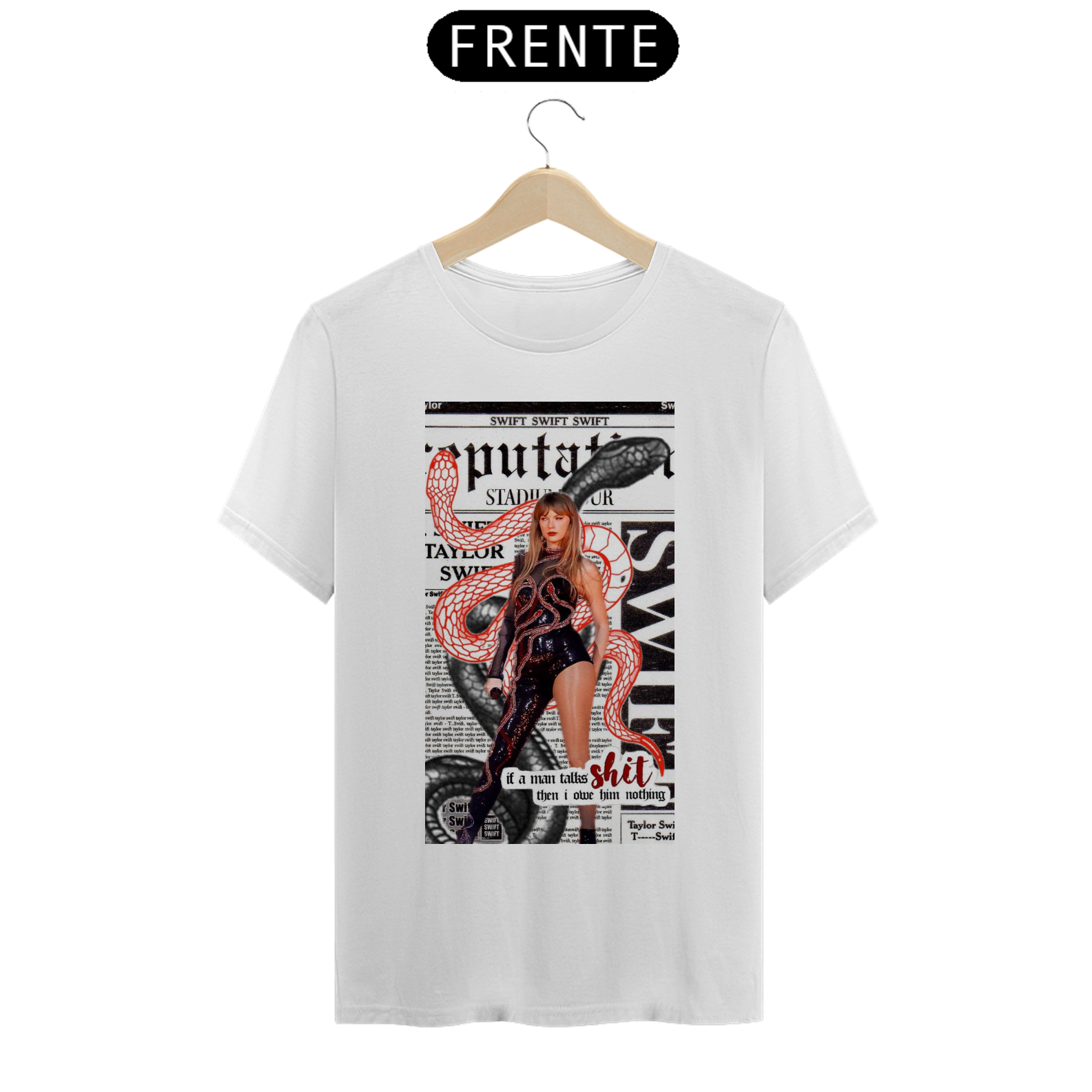 Camiseta Unissex - Taylor Swift Reputation 