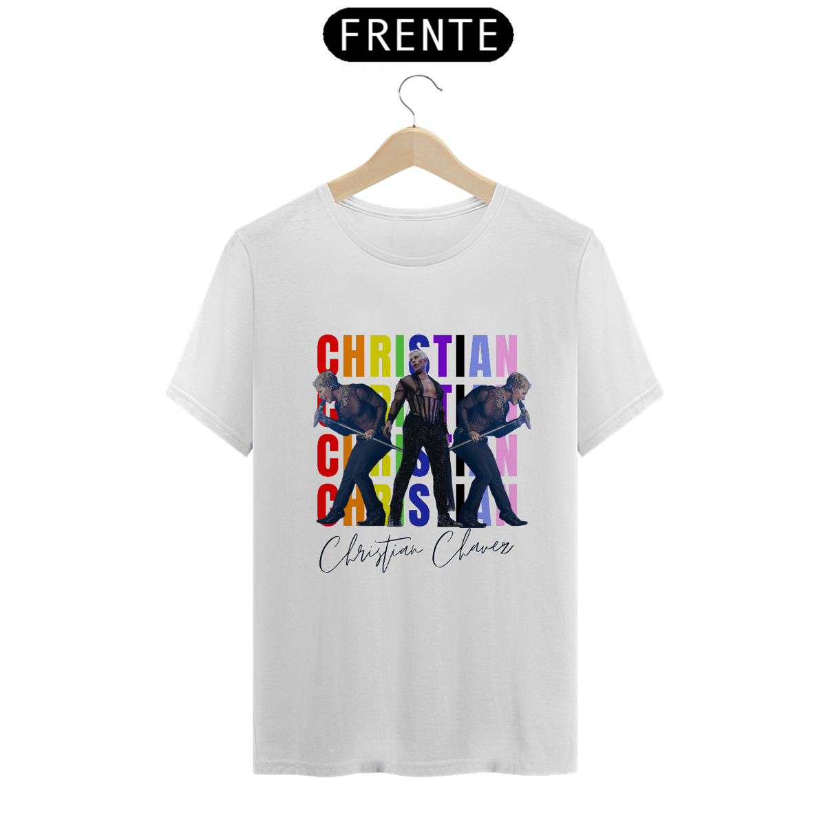 Nome do produto: Camiseta Unissex - RBD Christian Chavez