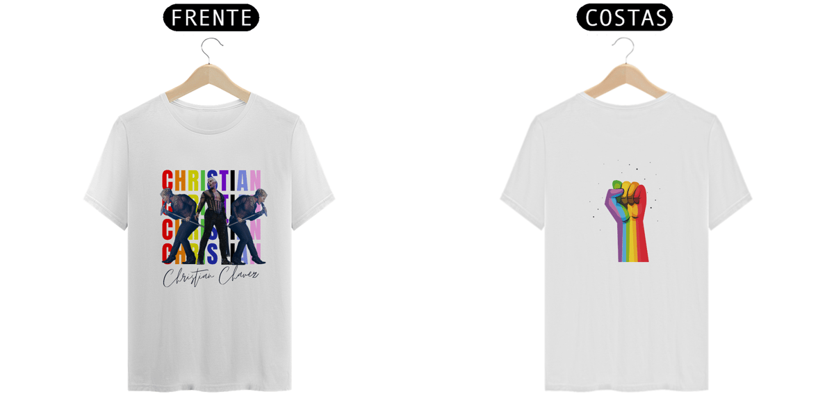 Nome do produto: Camiseta Unissex - RBD Christian Chavez Luchar