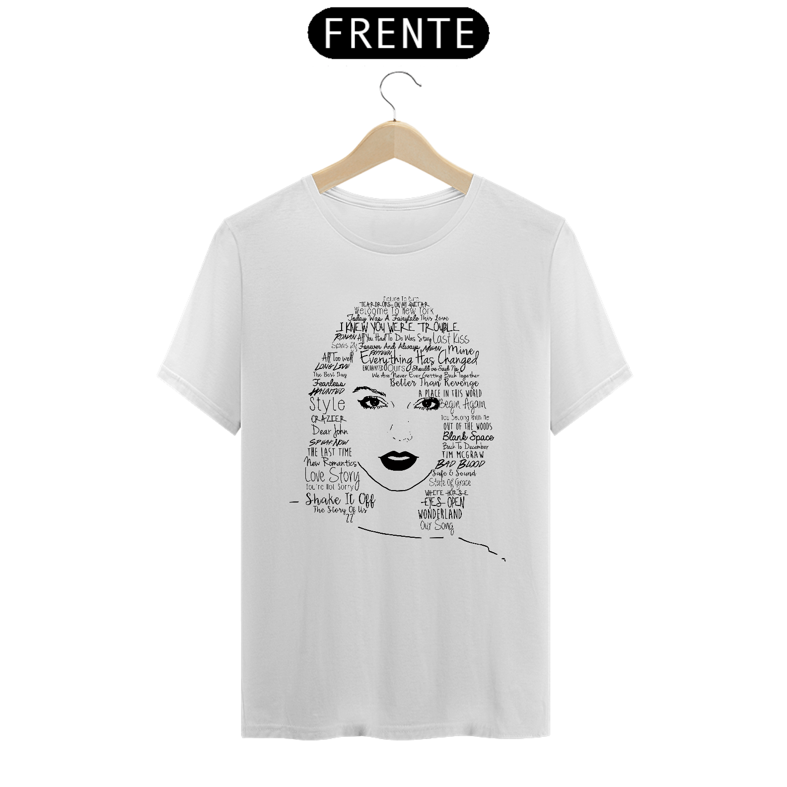 Camiseta Unissex - Taylor Swift Sucessos 