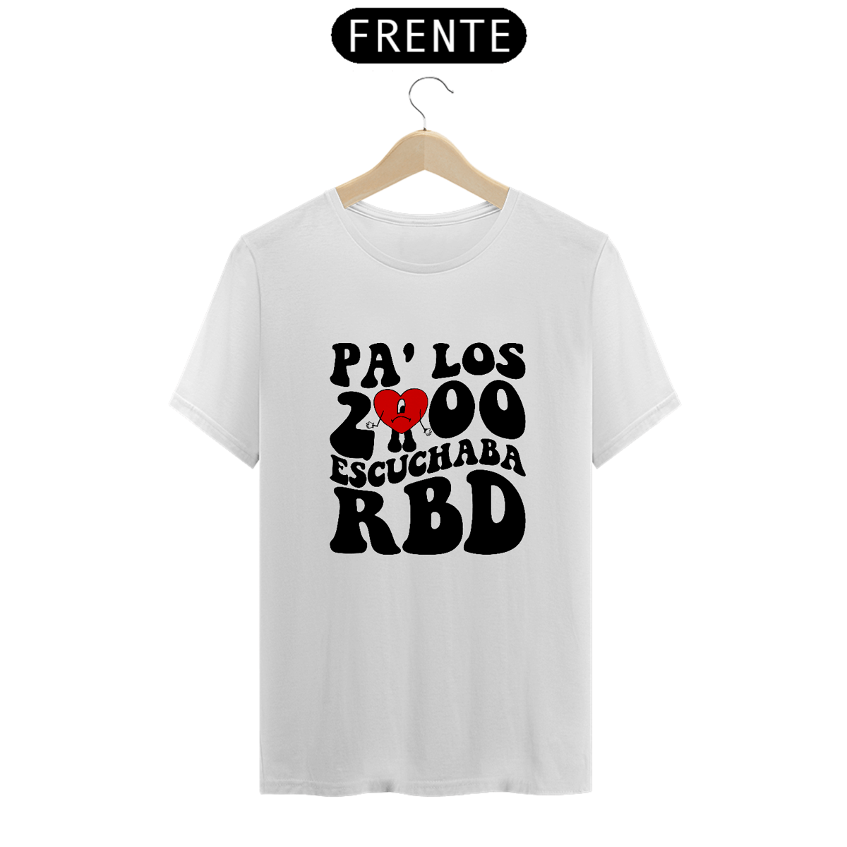 Nome do produto: Camiseta Unissex - RBD Pa\'los 2000 Escuchaba RBD