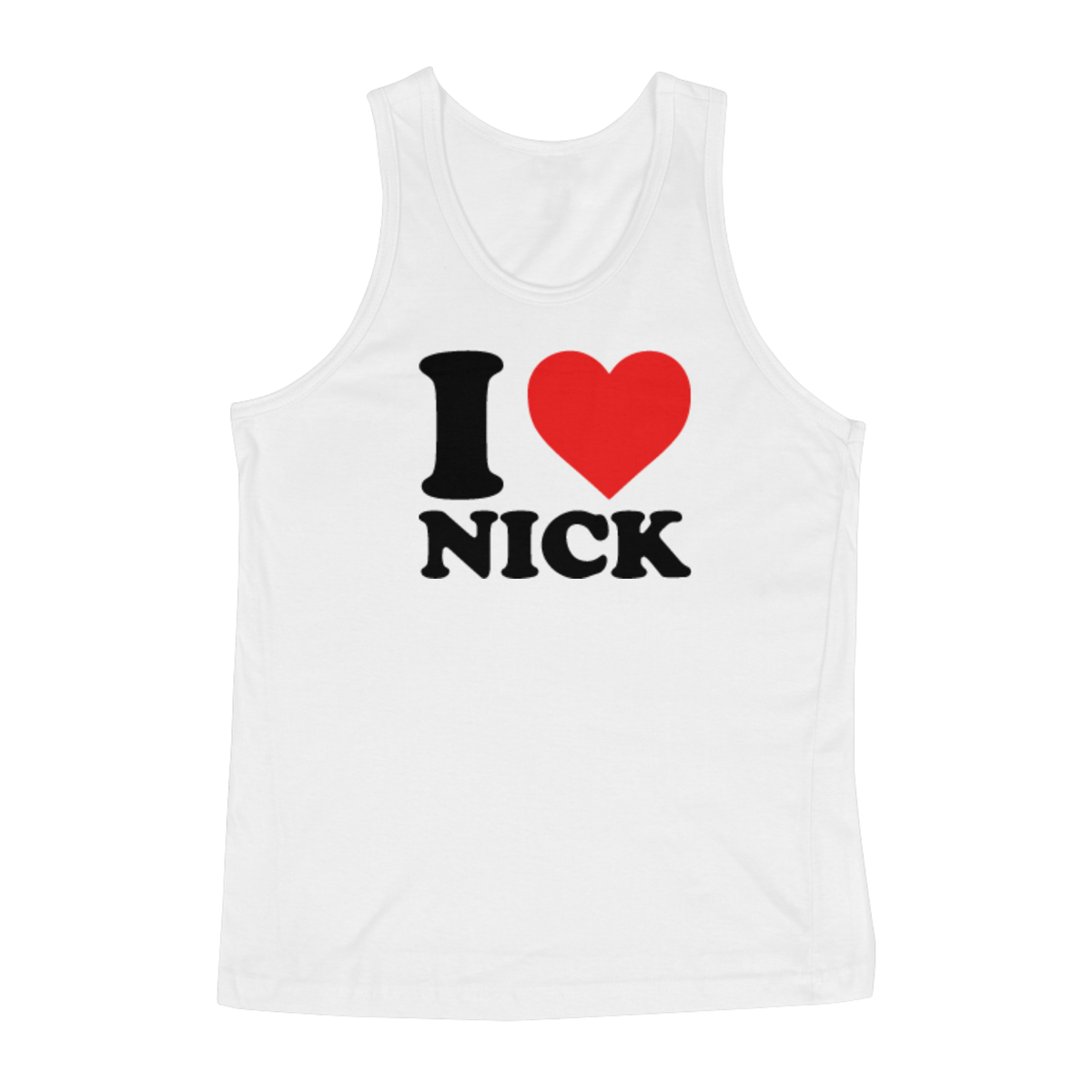 Nome do produto: Regata Masculina - Jonas Brothers I Love Nick