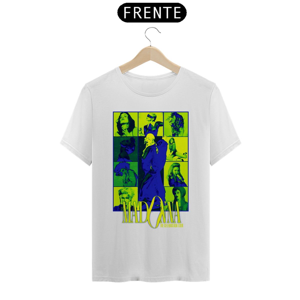 Nome do produto: Camiseta Unissex - Madonna Brasil 