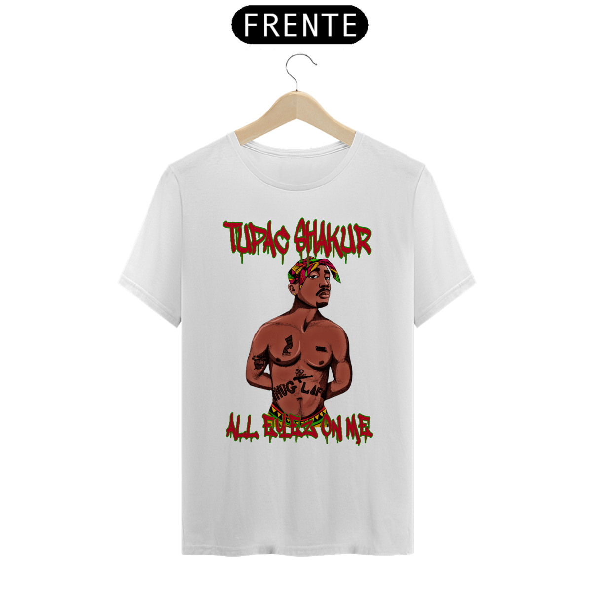 Nome do produto: Camiseta Unissex - Tupac