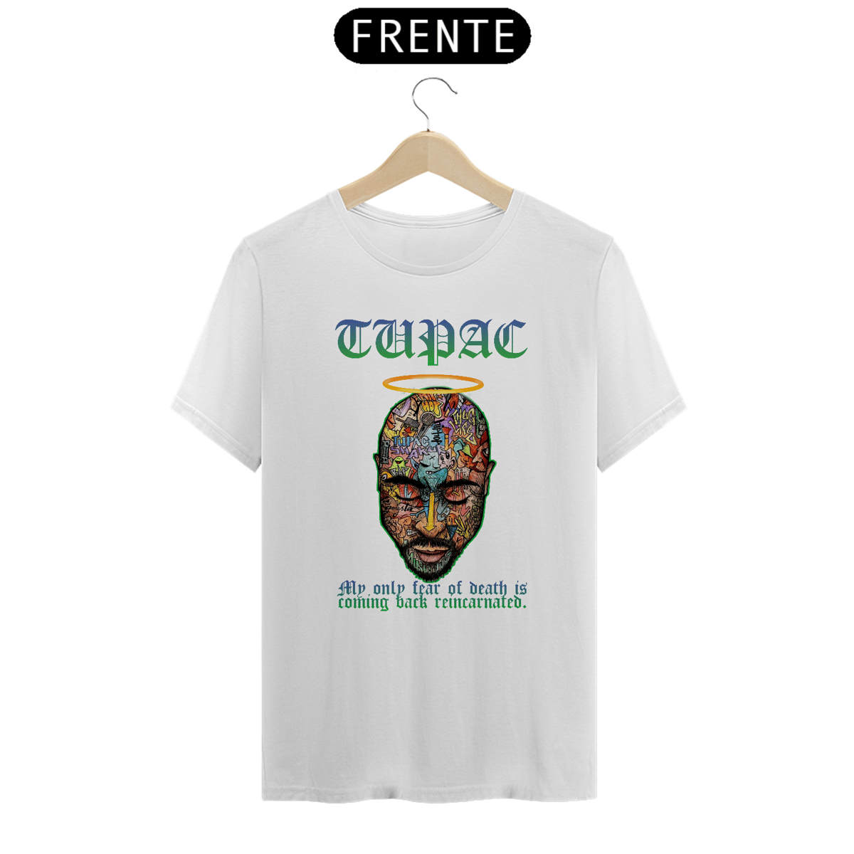 Nome do produto: Camiseta Unissex - Tupac