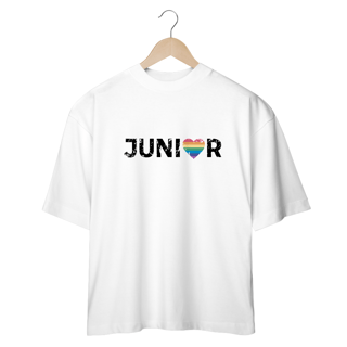 Camiseta Oversized - Pride JUNIOR coração