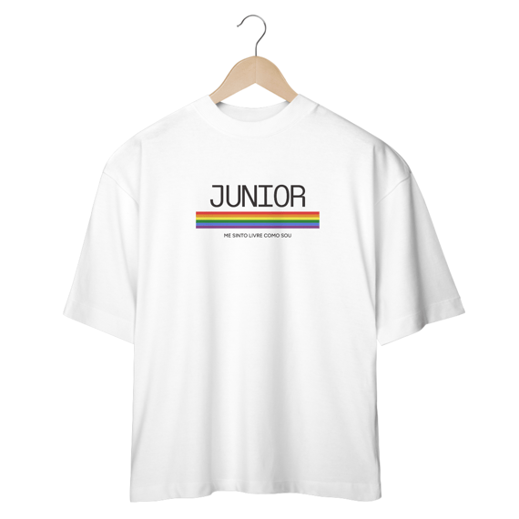 Camiseta Oversized - Pride JUNIOR me sinto livre
