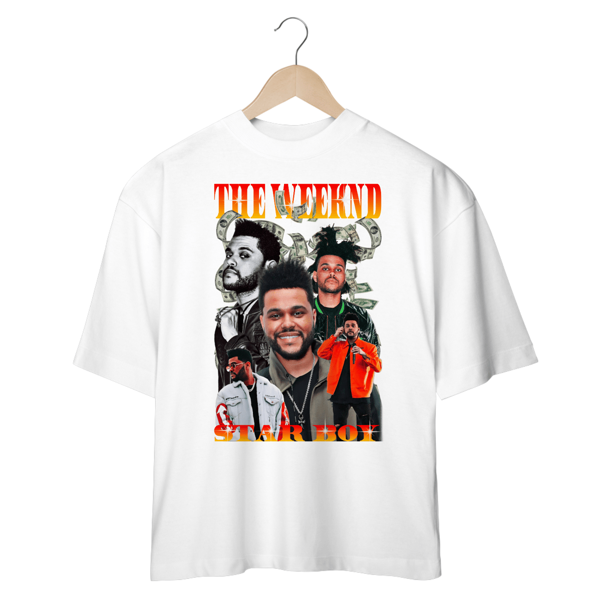 Nome do produto: Camiseta Oversized - The Weeknd