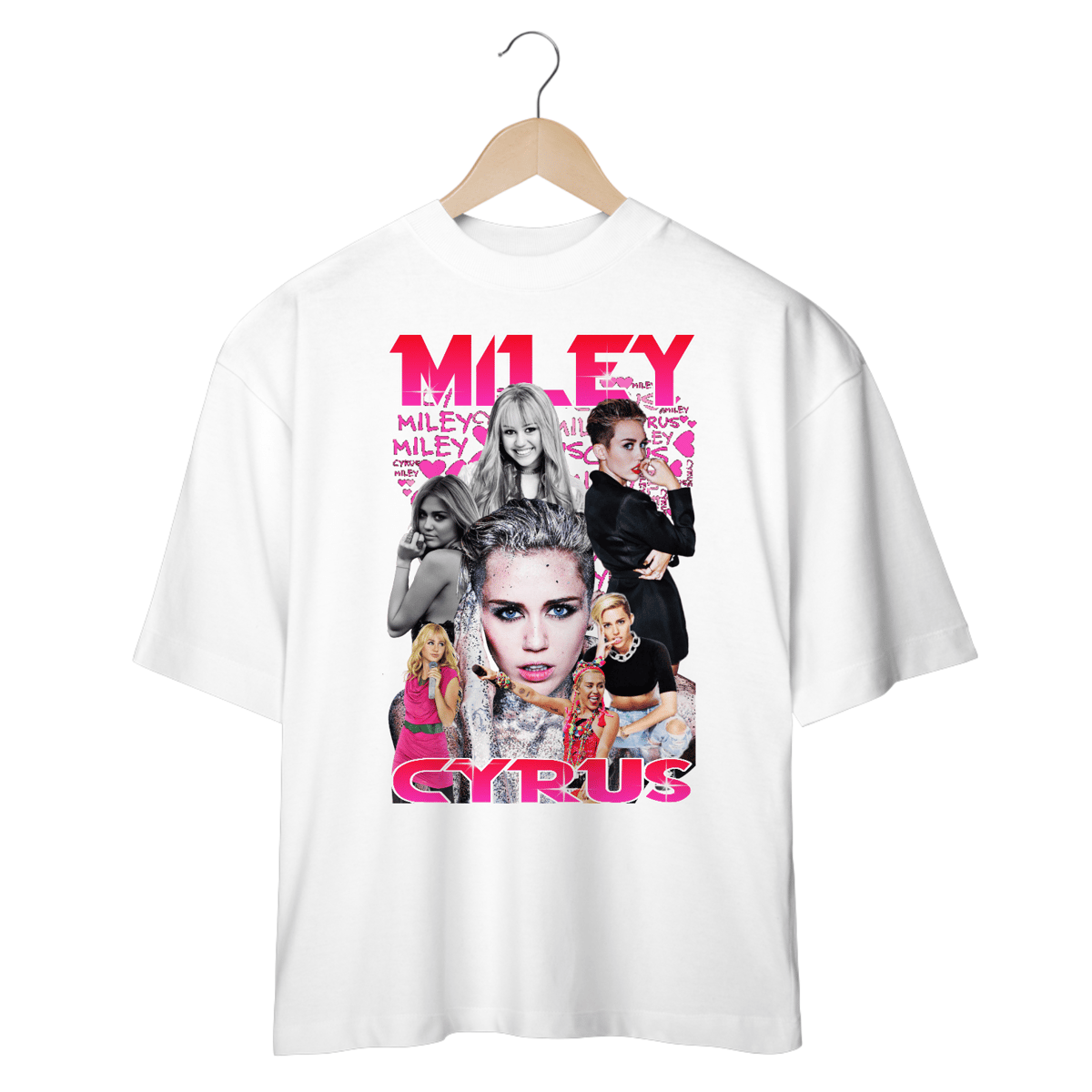 Nome do produto: Camiseta Oversized - Miley Cyrus