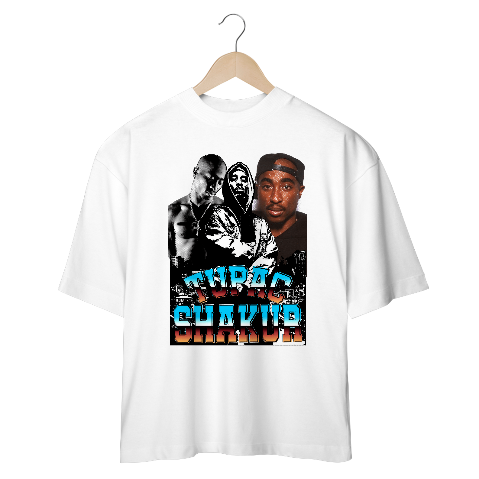 Camiseta Oversized - Tupac