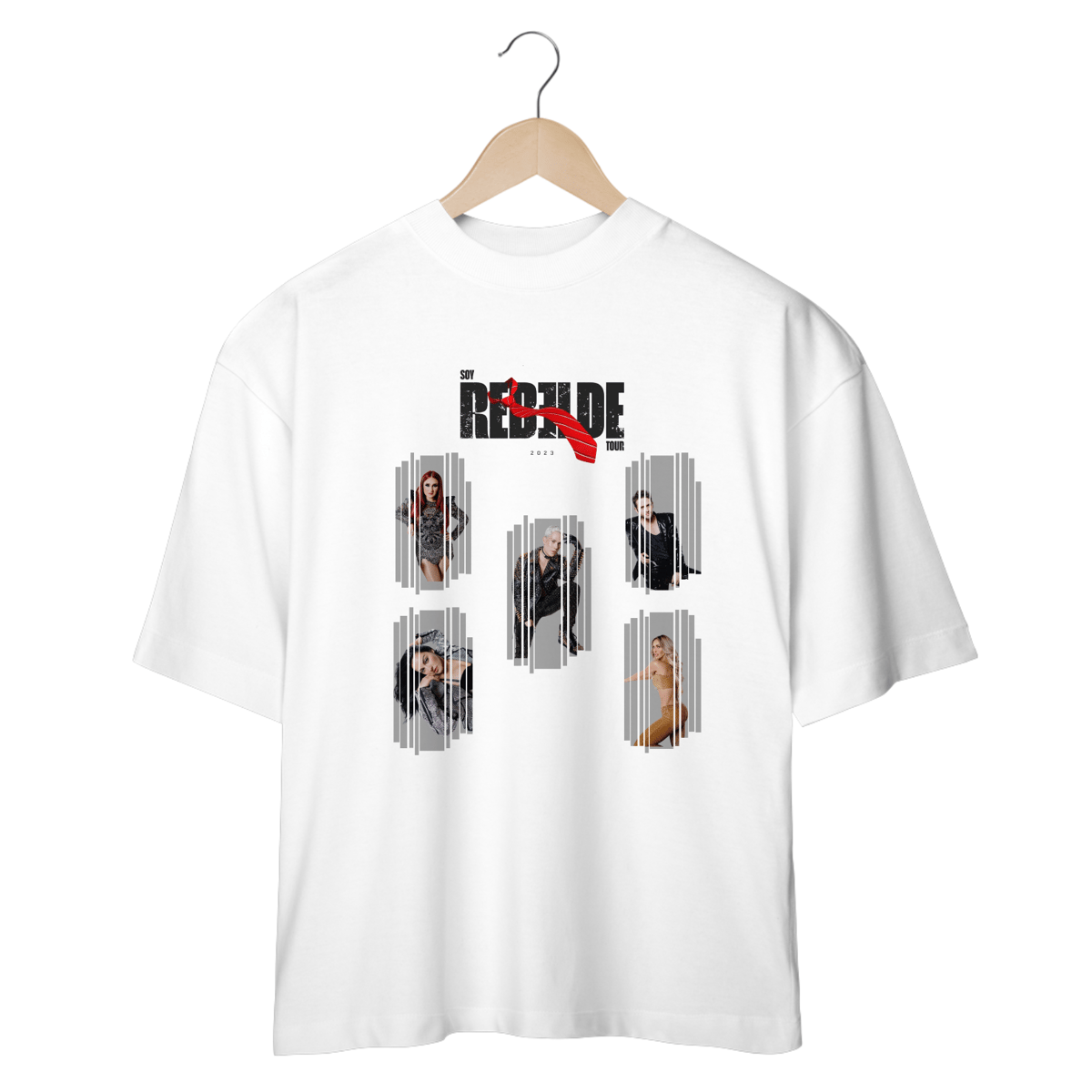 Nome do produto: Camiseta Oversized - RBD Blocos