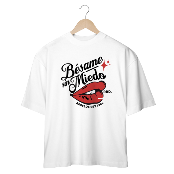 Camiseta Oversized - RBD Besame Sin Miedo