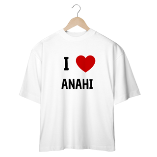 Camiseta Oversized - RBD I Love Anahí