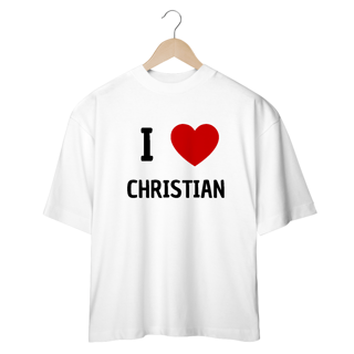 Camiseta Oversized - RBD I Love Christian