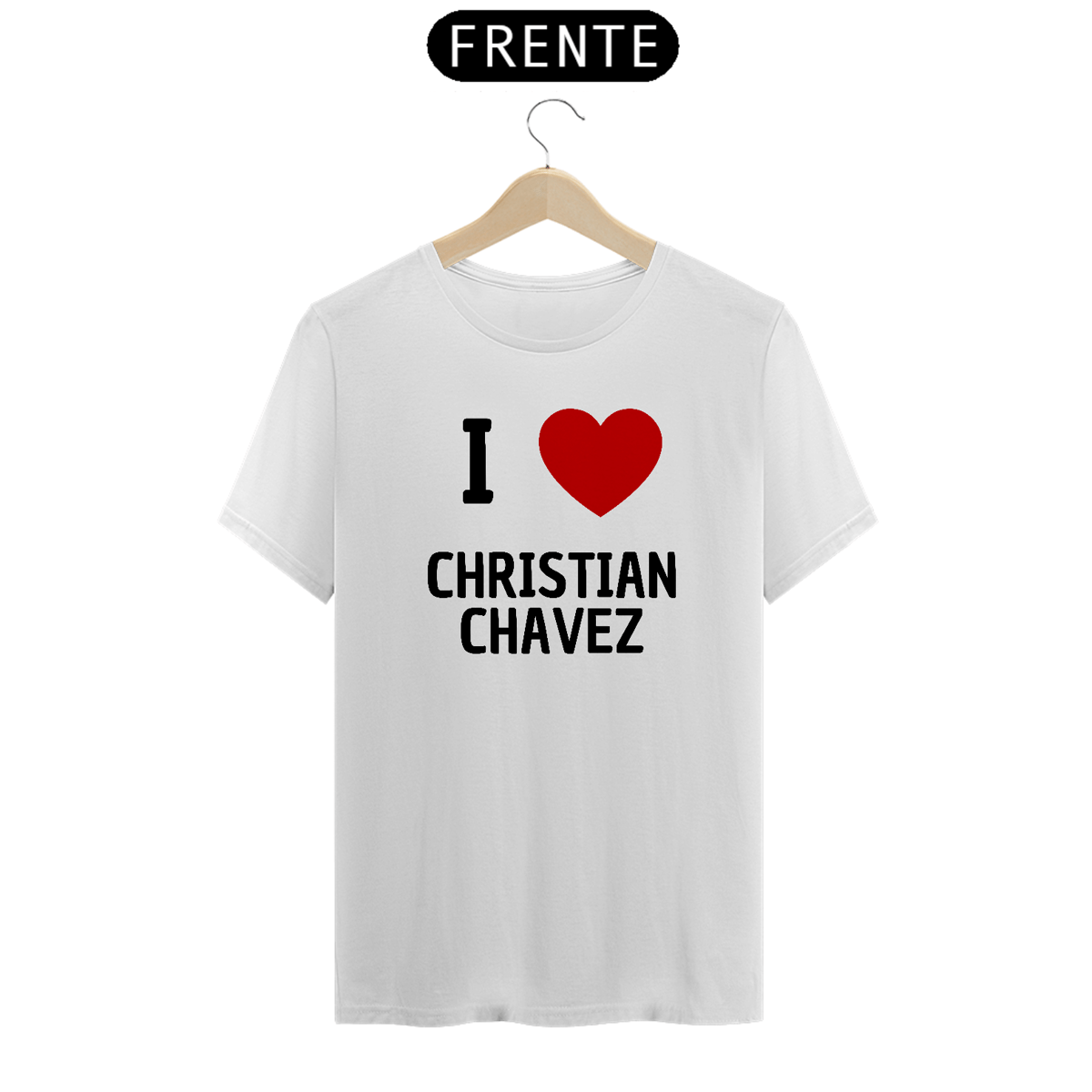 Nome do produto: Camiseta Unissex - RBD I Love Christian Chavez