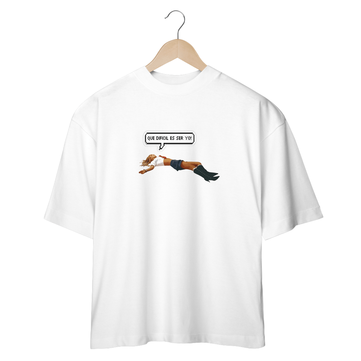 Nome do produto: Camiseta Oversized - RBD Que dificil es ser yo