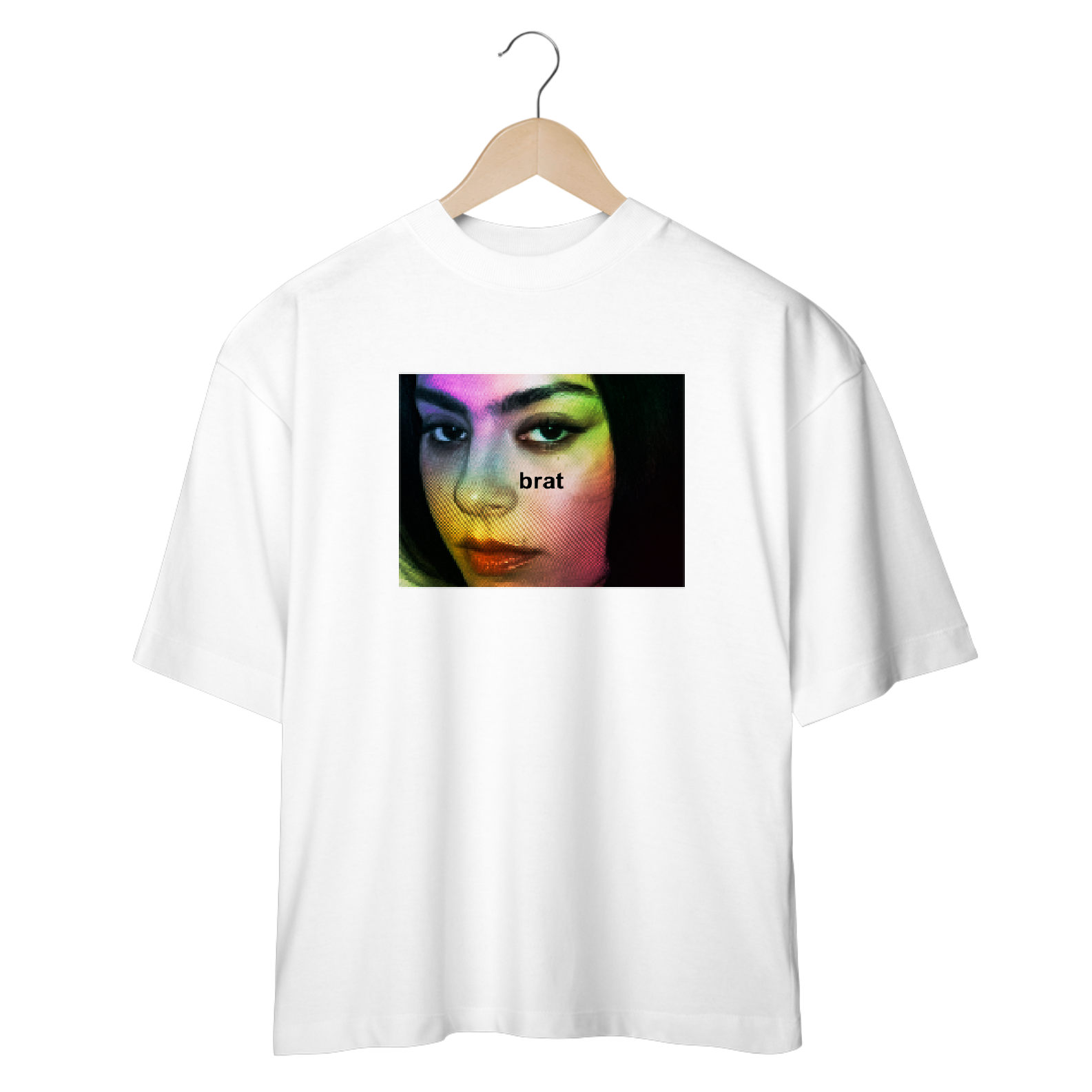 CAMISETA OVERSIZED CHARLI XCX BRAT EYES