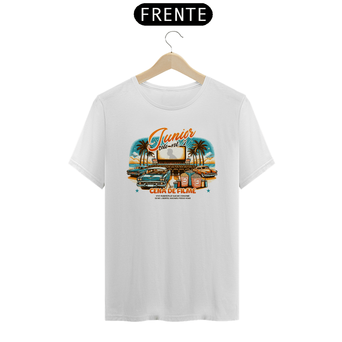 Nome do produto: CAMISETA JUNIOR CENA DE FILME