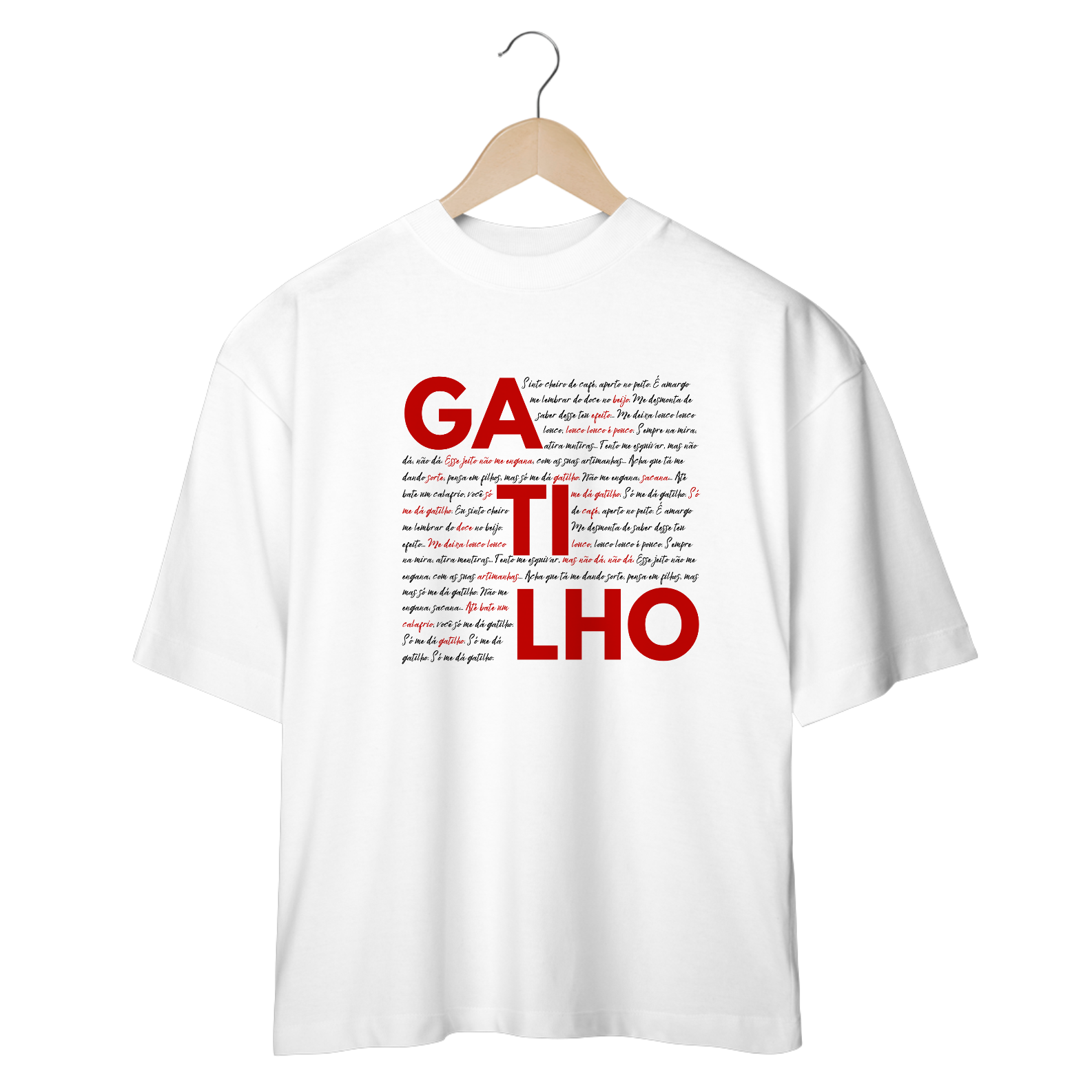 CAMISETA OVERSIZED JUNIOR GATILHO