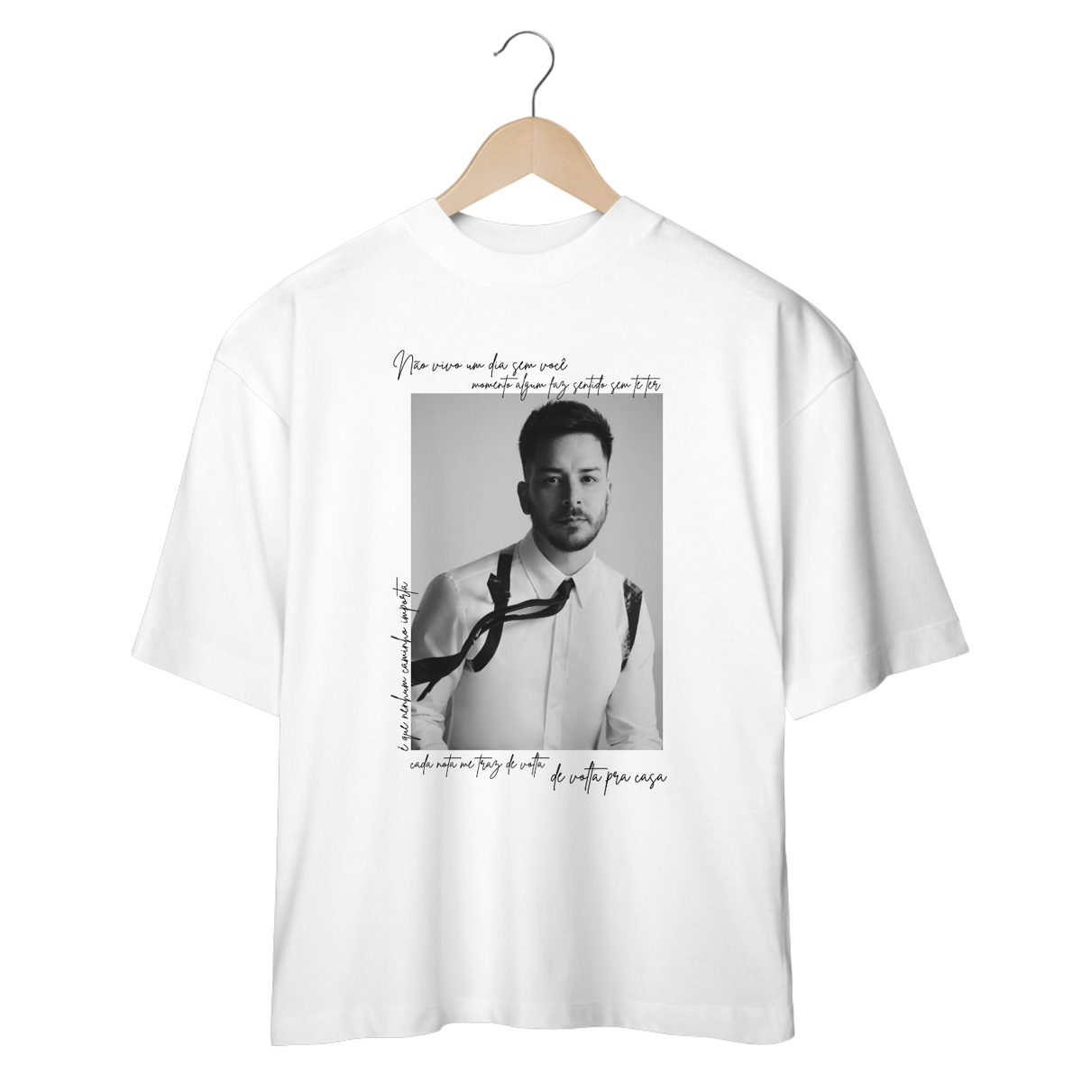 Nome do produto: CAMISETA OVERSIZED JUNIOR FOTO DE VOLTA PRA CASA