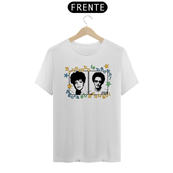 CAMISETA BRUNO MARS AGORA É BRUNÃO