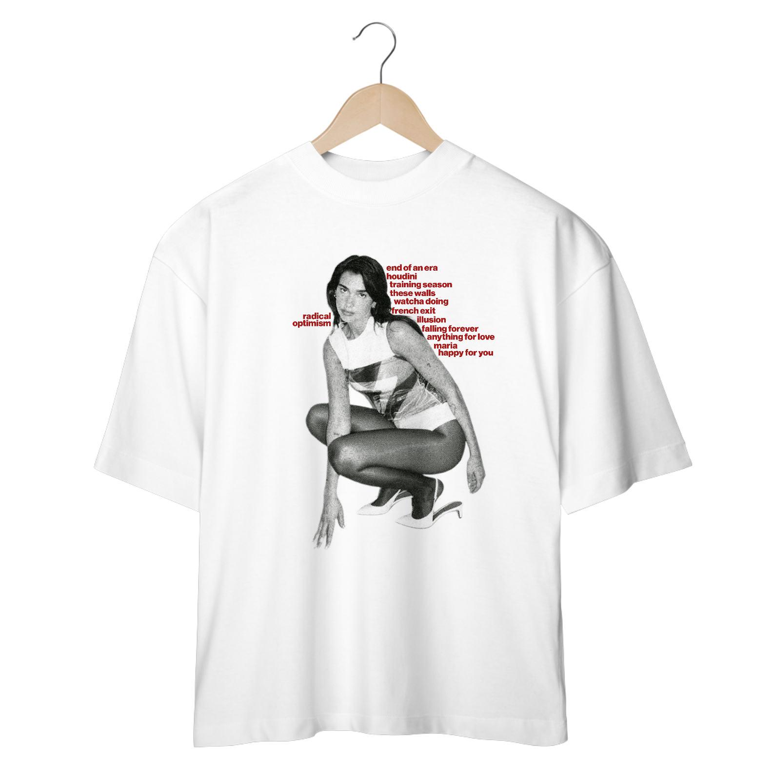 CAMISETA OVERSIZED DUA LIPA